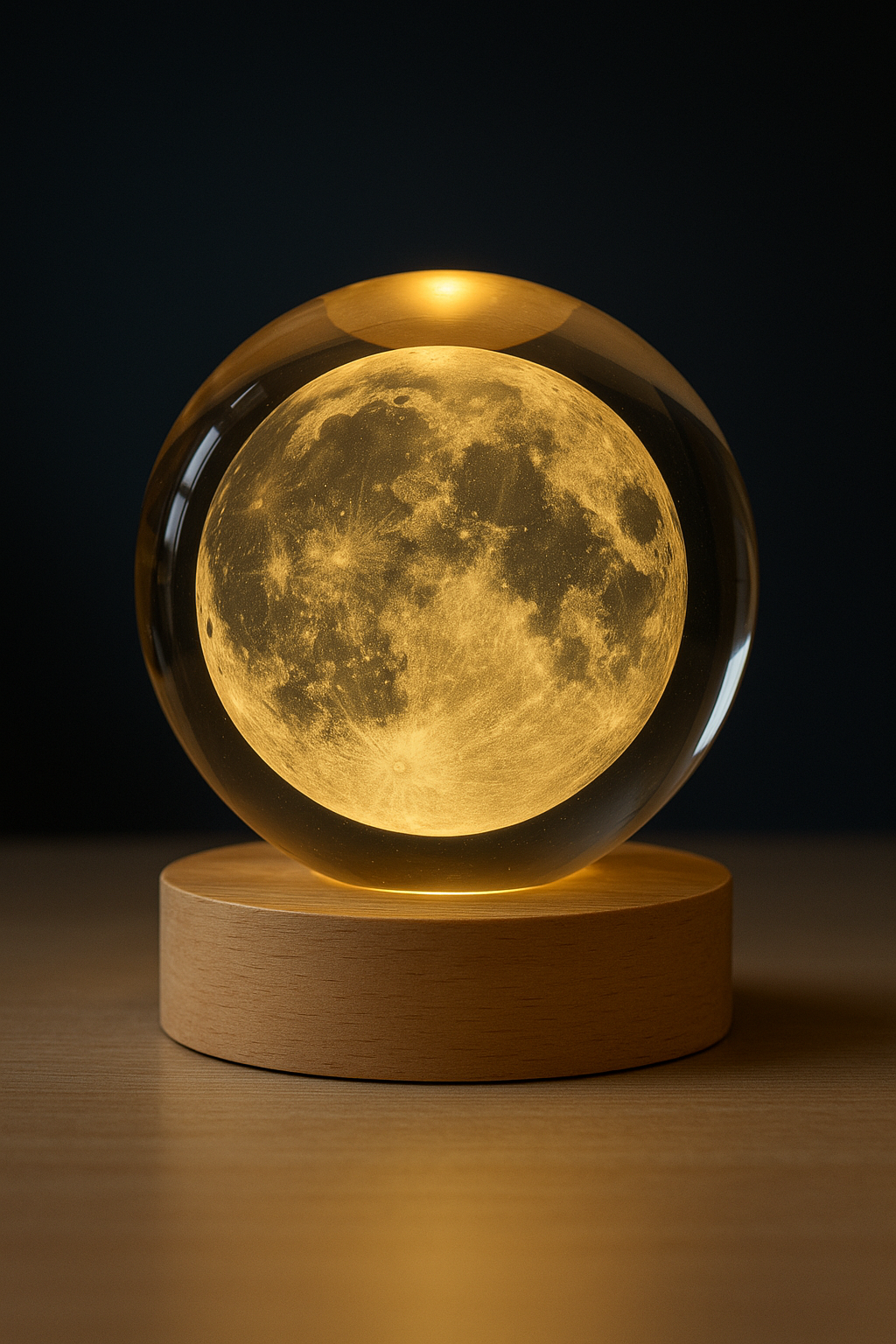 Crystal Moon/Solar system Ball Lamp