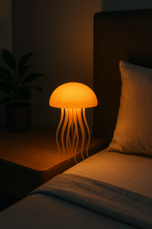 Jelly fish lamp